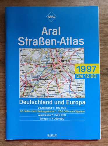 Aral straßen atlas 1997 - aral,