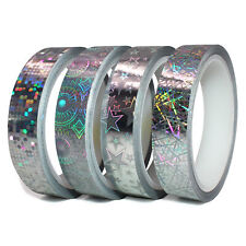 4er Set 10m Glitzer Hologramm