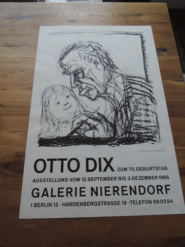 Otto dix original - original, lithographie