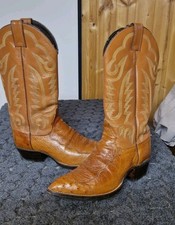 Schöne Cowboystiefel, cognac