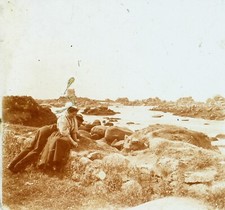 Frankreich Ploumanac’ H Paar