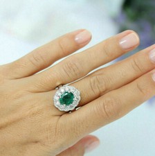 Art Déco Weißgold-Finish 3