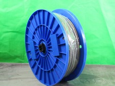 ca. 200m DRAHTSEIL in PVC 2/3mm TRANSPARENT verzinkt Stahlseil Seil Draht Stahl