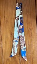 NEU LUXUS DESIGNER TWILLY-TUCH BANDANA TASCHE HAARBAND ZEITLOS EDEL GLAMOUR