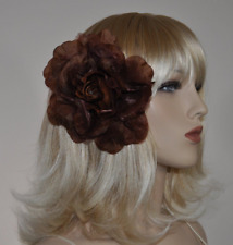 Haarclip Rose Brosche Blüte Haarspange Clip Haarschmuck große Blume viele Farben