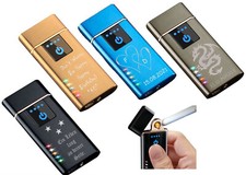 Sensor Touchscreen Feuerzeug Glühspirale+ Gravur nach Wunsch+ USB Kabel Lighter 