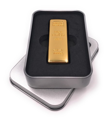 Goldbarren edel aus metall - aus,