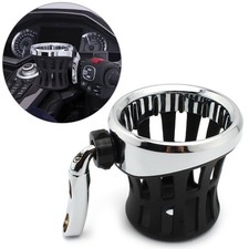 Motorrad Lenker Tasse Halter Trinken W/Mesh Korb Halterung Universal Für Harley