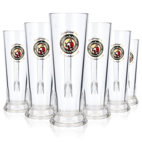 Alpirsbacher bier glas - 6x,