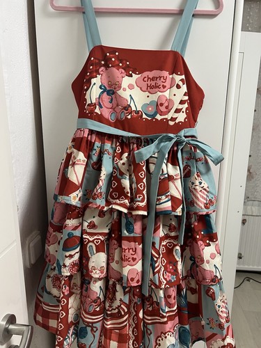 Sweet lolita dress with cherry - lolita,