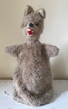 Dresdner Künstlerpuppe Handpuppe Wolf Fa. Expertic DDR selten