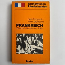 Grundwissen Länderkunden, Frankreich - Dieter Menyesch Henrik Uterwedde