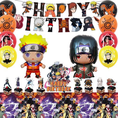 Naruto shippuden party set - naruto,