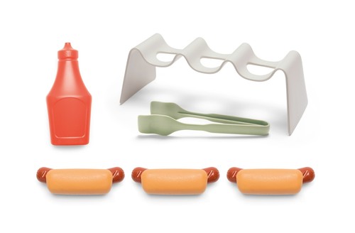 Dantoy green garden hotdog set - green, garden-hotdog-set
