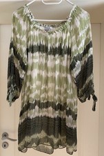 LIBERTY  Seidenmix Bluse, Gr. L, grün, 3/4 Arm, TOP Zustand