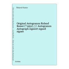 Original Autogramm Roland Kaiser (*1952) /// Autogramm Autograph signiert 315540