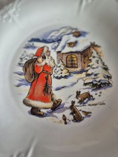 Weihnachtsteller von  Tirschenreuth" BARONESSE" mit Weihnachtsmann