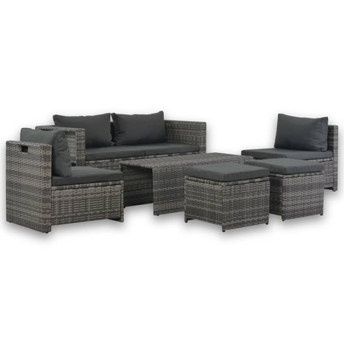 Gartensofa poly rattan - poly,