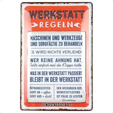 Retro Blechschild Metallschild