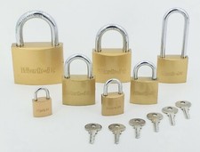 Vorhängeschloss Schloss Kofferschloss Bügelschloss Vorhangschloss - 6 Schlüssel
