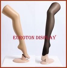 T-1F Dekobein Strumpfbein mit Ständer Schaufensterpuppebein Dekofuß Hautfarbe 