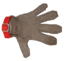 Euroflex Kettenhandschuh Stechschutzhandschuh Standard Gr. M (rot) NEU