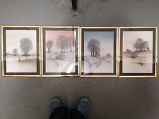 Bilder 4 Jahreszeiten Frühling Sommer Herbst Winter 41 cm x 31 cm gerahmt