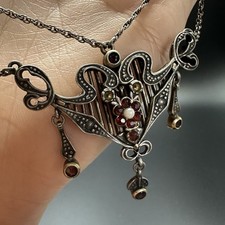 Jugendstil 835 Silber & Gold