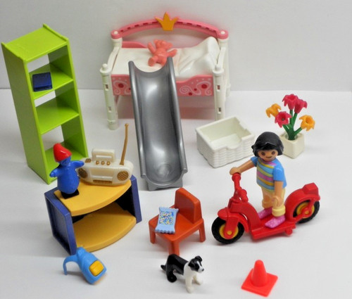 Kind mit kinderzimmer - kind, +