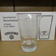 Gerolsteiner becher glas - gerolsteiner, 6x