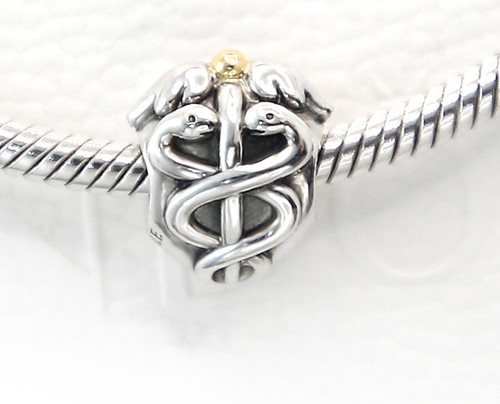 Bicolor pandora charm - bicolor,