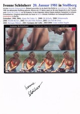 Autogramm - Ivonne Schönherr