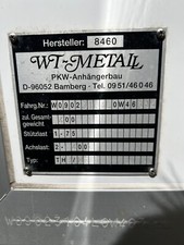 WT Metall Hundeanhänger WT 3  Black & White Sonderedition 
