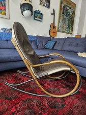 Original Paul Tuttle Schaukelstuhl Nonna. Vintage Designklassiker Von Strässle.