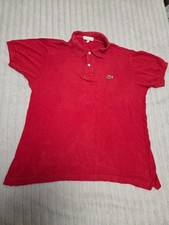 Lacoste Poloshirt Rot Vintage