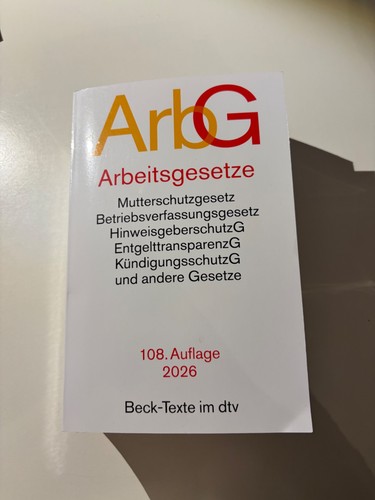Arbeitsgesetze arbg 108 - arbg,