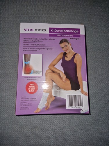 Vitalmaxx knöchelbandage mit - vitalmaxx,