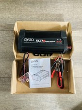 Wechselrichter BYGD für Auto/Camper/Boot  - 600 W - 12 V auf 230 V - 2x USB