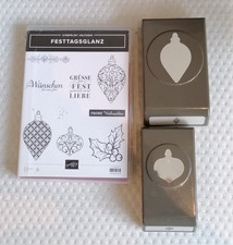 Stampin' Up! Produktpaket Festtagsglanz 9x Stempel 2x Handstanze Weihnachtskugel