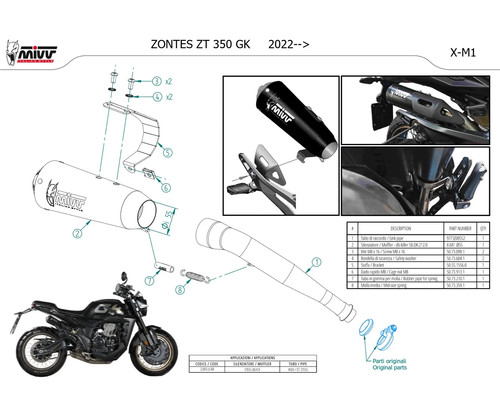 Mivv endschalldämpfer - x-m1,