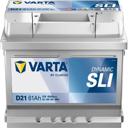 Varta d21 silver dynamic 61ah - varta,