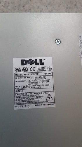 Dell p2507f3p 250w netzteil - 250w,