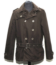 TOLLE ENERGY BAUMWOLLJACKE MIT GÜRTEL GRÖSSE MITTELBRAUN