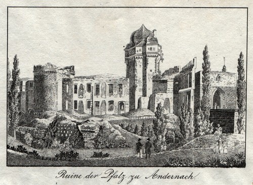 Andernach schloßruine - andernach,