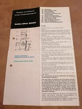 Bebo sher Bedienungsanleitung