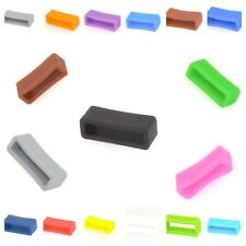 Keeper (Schlaufen) für Kautschuk & Silikon Uhrenarmbänder, 12-26mm bis 30 Farben