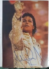 Michael Jackson Autogramm Foto 10 x 15 cm autograph Jacko