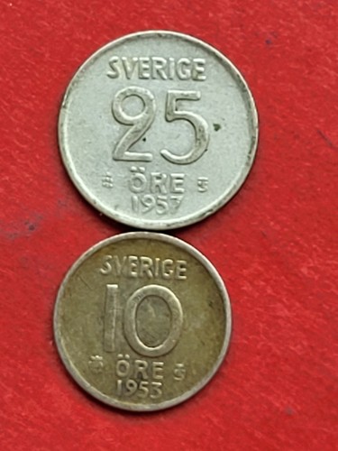 Schweden öre 1957 st 10 - Öre,