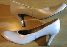 Pumps mit hohen Absatz, Cremefarbend, Gabor, Gr. 7