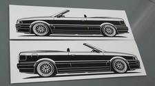 Audi 80 Typ 89 Cabrio Sticker